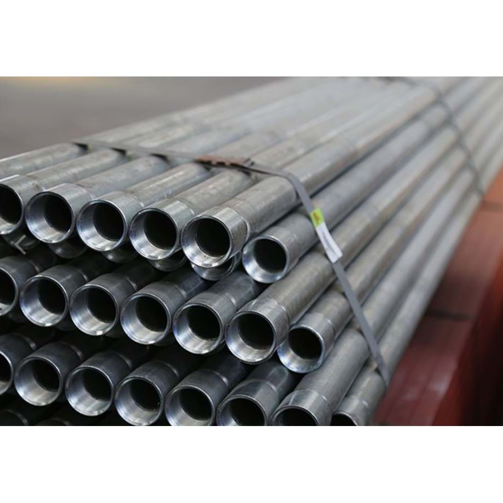 Tosçelik 2 Galvanizli Boru (Dişli Manşonlu )