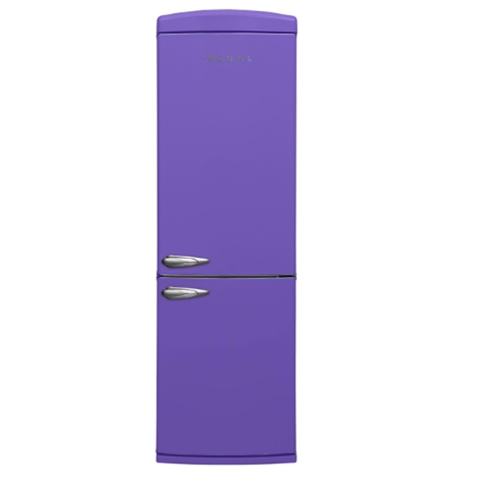 Regal ST 37022 340 Lt Mor Çift kapılı statik buzdolabı (Mor)