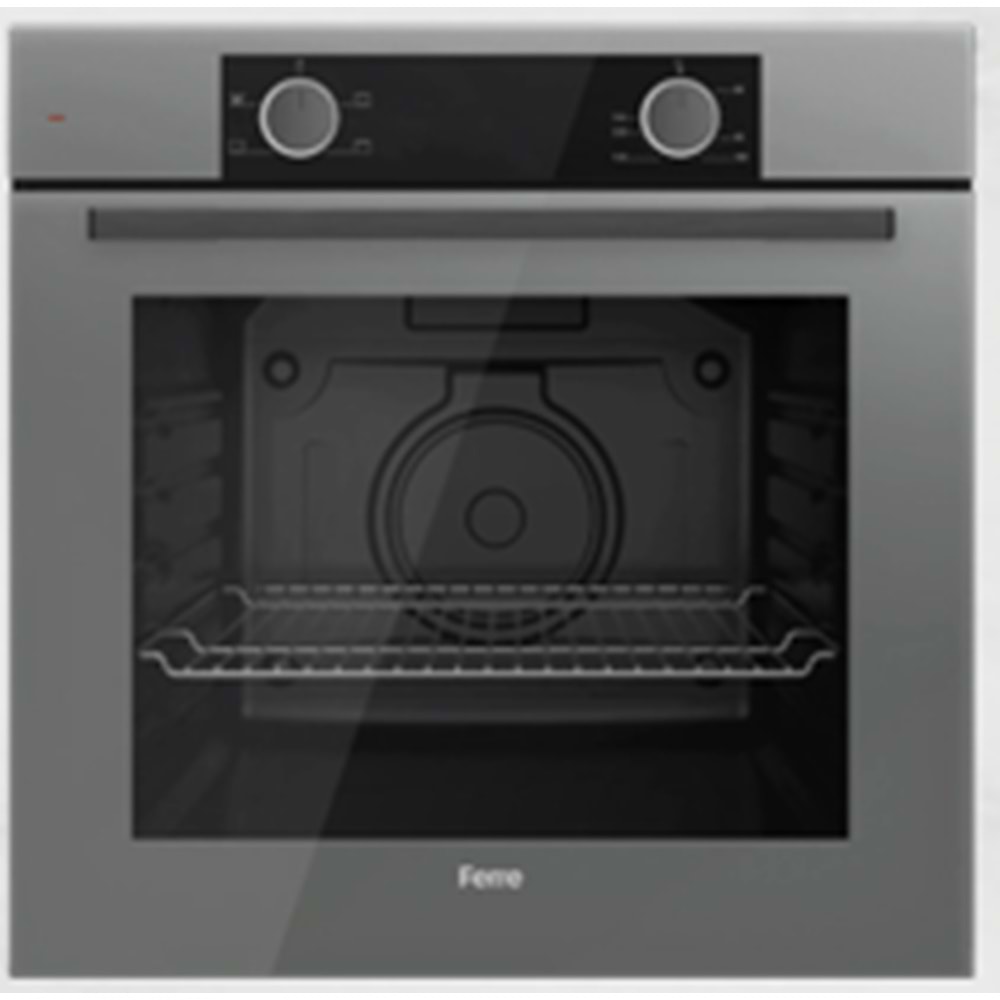 Ferre XE61CPR Gri Cam Ankastre Fırın
