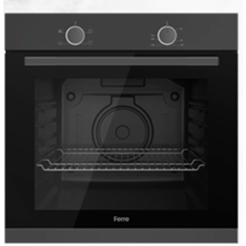Ferre XE61MPL Siyah Panel Emaye Fırın