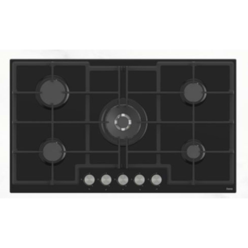 Ferre ED045 90 Cm Wok Siyah Ankastre Ocak