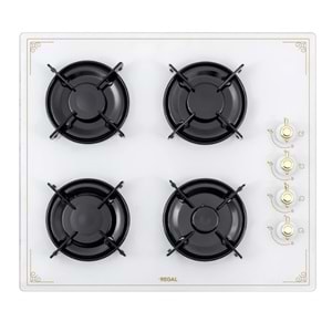 Regal AO 6041 NB 60 cm (Beyaz) 4 Gözlü Gazlı Ankastre Ocak