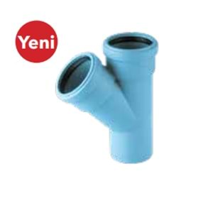 Kalde (Pvc) 125*125 Tek Çatal Sessiz