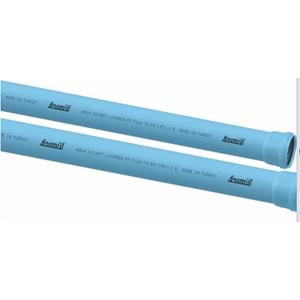 Formül (Pvc) 100*1000 Atık Su Borusu-Sessiz