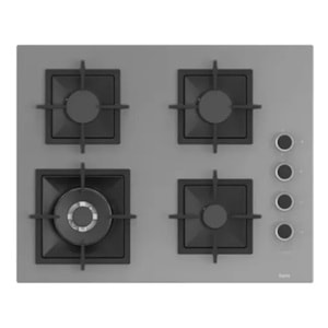 Ferre SC408-WFA Gri Flame Art 65 Cm Ankastre Cam Ocak