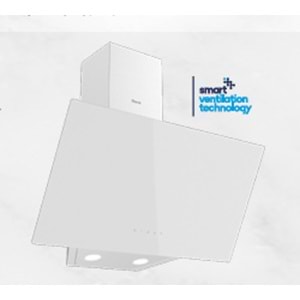 Ferre D078 Beyaz Tek Camlı Dok. Davlumbaz