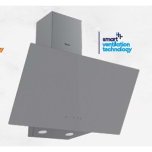 Ferre D079 Gri Tek Camlı Dok. Davlumbaz