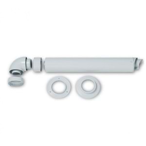 Buderus Yatay Hava Akım Baca Seti