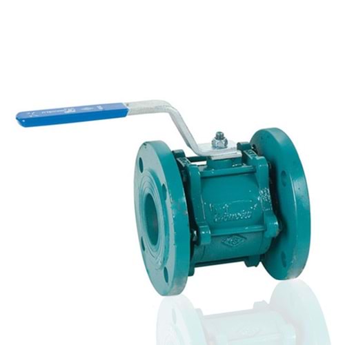 UKK Türkoğlu PN10 40 Mm Küresel Vana Tam Geçişli 2 Parçalı Mavi