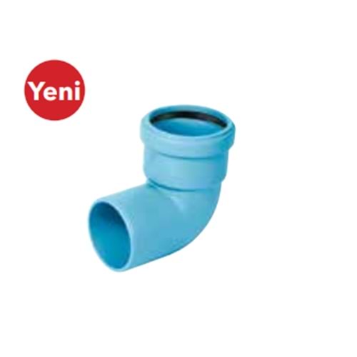 Kalde (Pvc) 125 Kapalı Dirsek Sessiz