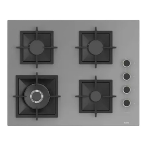 Ferre SC408-WFA Gri Flame Art 65 Cm Ankastre Cam Ocak