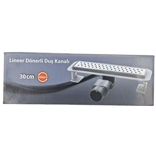 Lineer Dönerli Duş Kanalı 30 cm