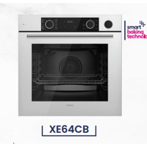 Ferre XE64CB Beyaz Cam Buharlı Ank Fırın