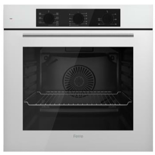 Ferre QBL62CB Beyaz Ankastre Fıırn (0-7 Fonksiyon)