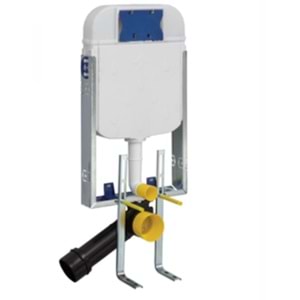 Creavit Asma Klozet İçin Metal Ayaklı Gömme Rezeruvar